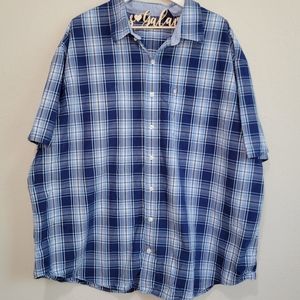 {3/$20} Izod Big and Tall Short Sleeve Button Down